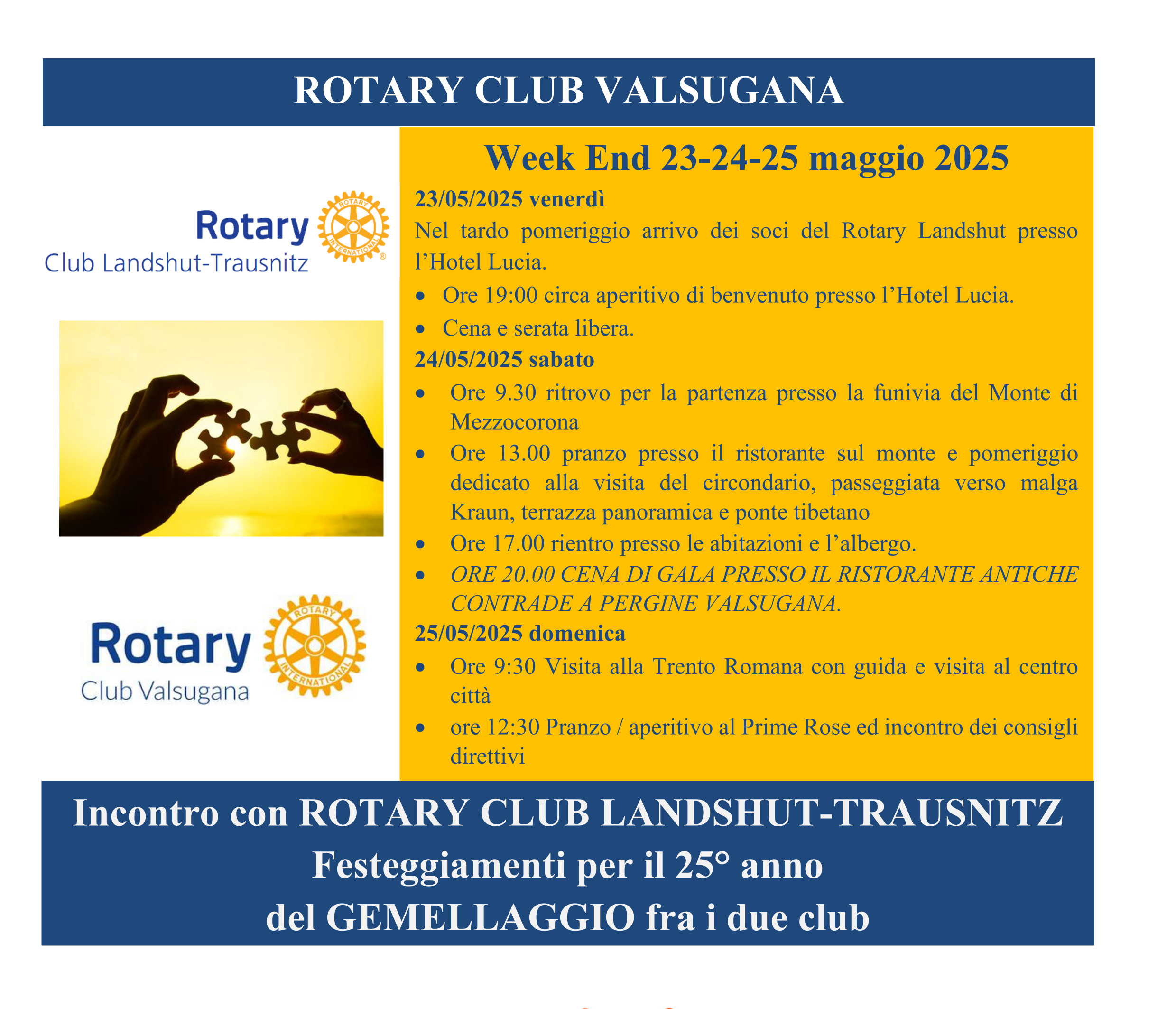 Locandina Gemellaggio